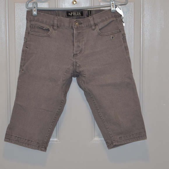 rude skinny shorts
